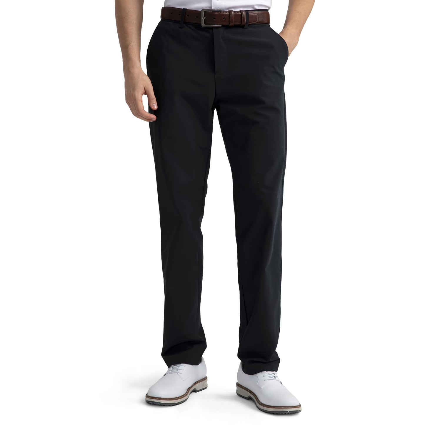 Golf Pants Men Classic Fit Dress Pants 30"/32" Quick Dry Casual Trousers with Utility Pockets