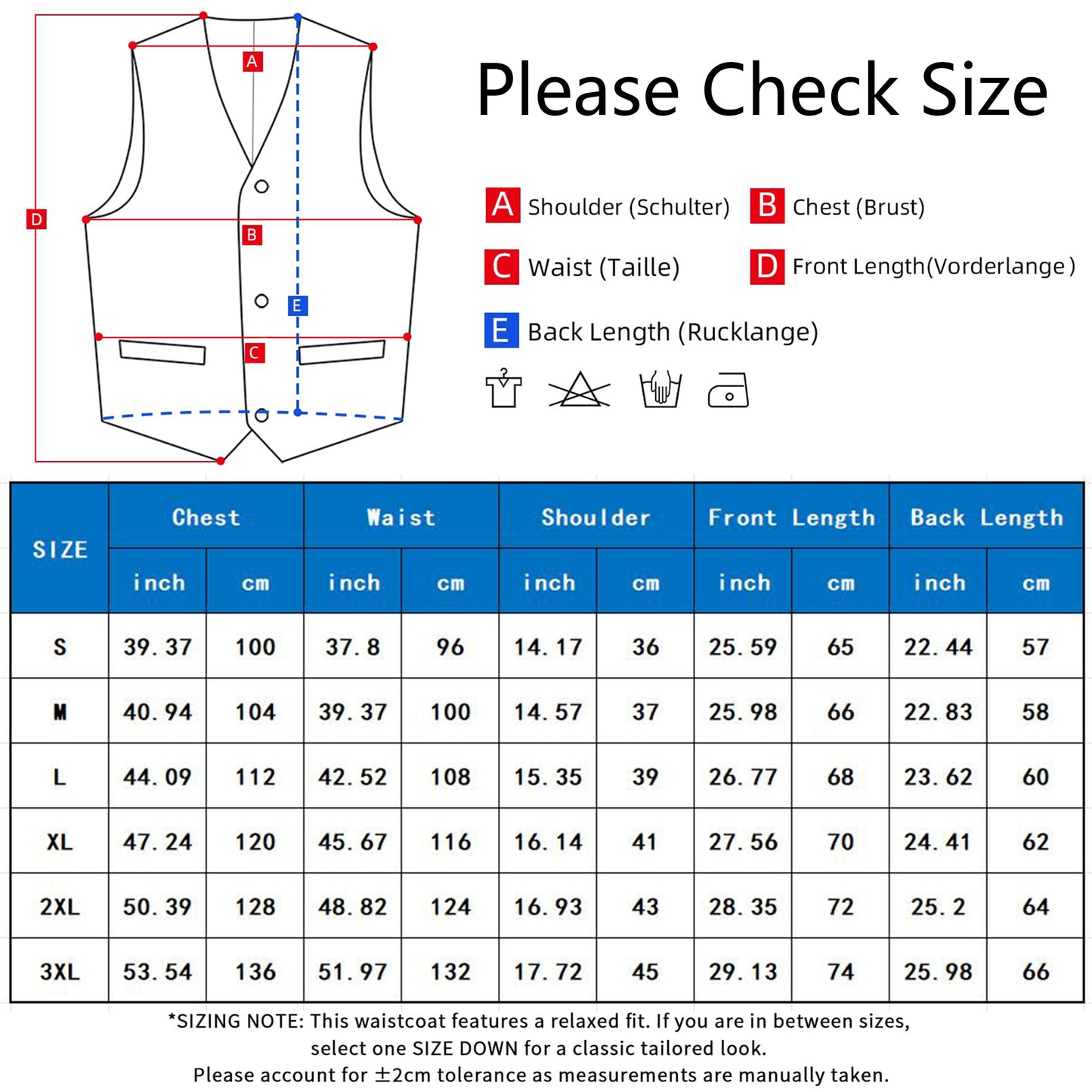 Men Suit Vest Dress Vests Business Formal Wedding Waistcoat with 3 Pockets for Suit Tuxedo