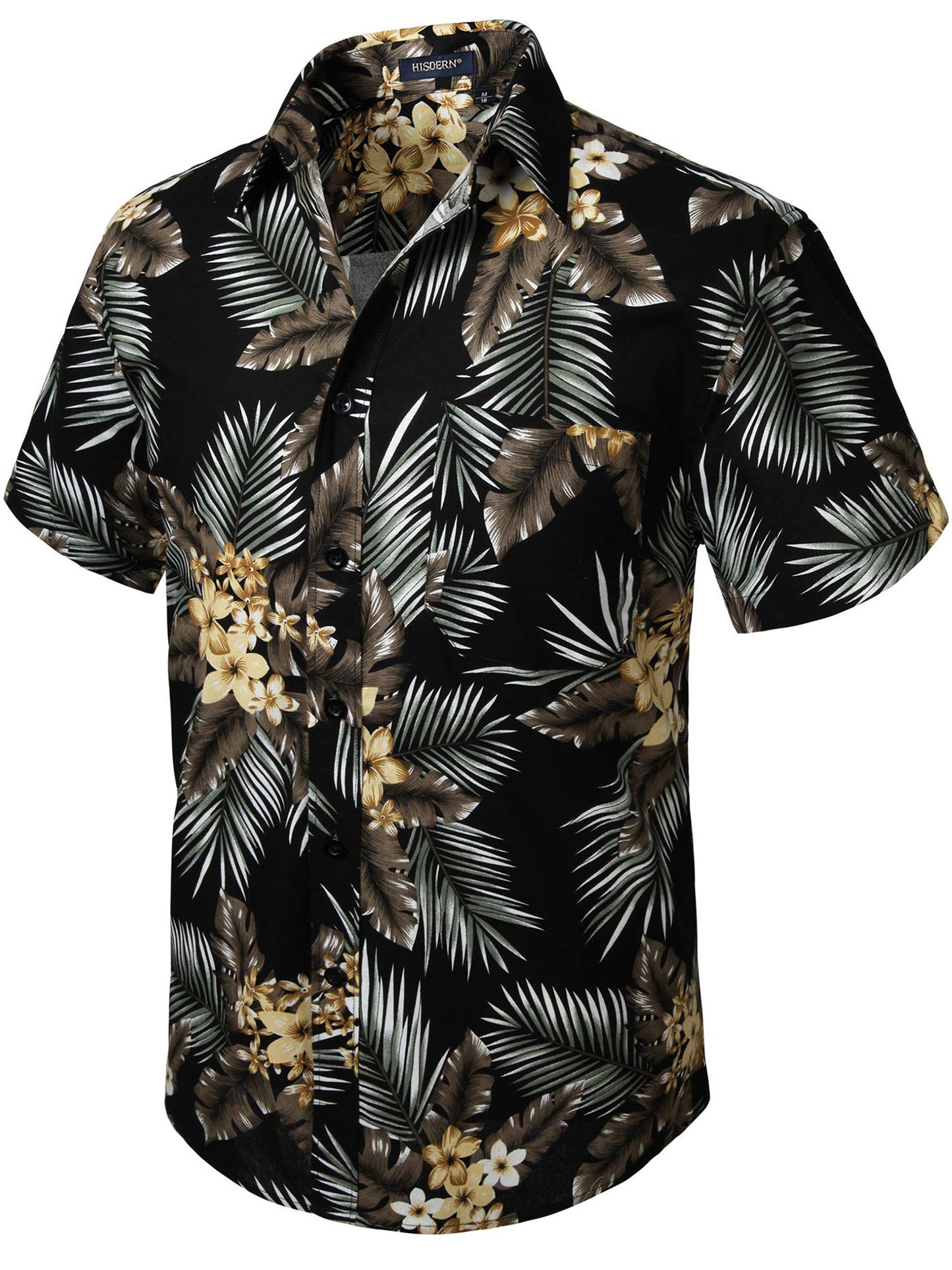 Hawaiian Shirt for Men, Short Sleeve Shirts Button Down Aloha Shirt Beach Floral Shirts