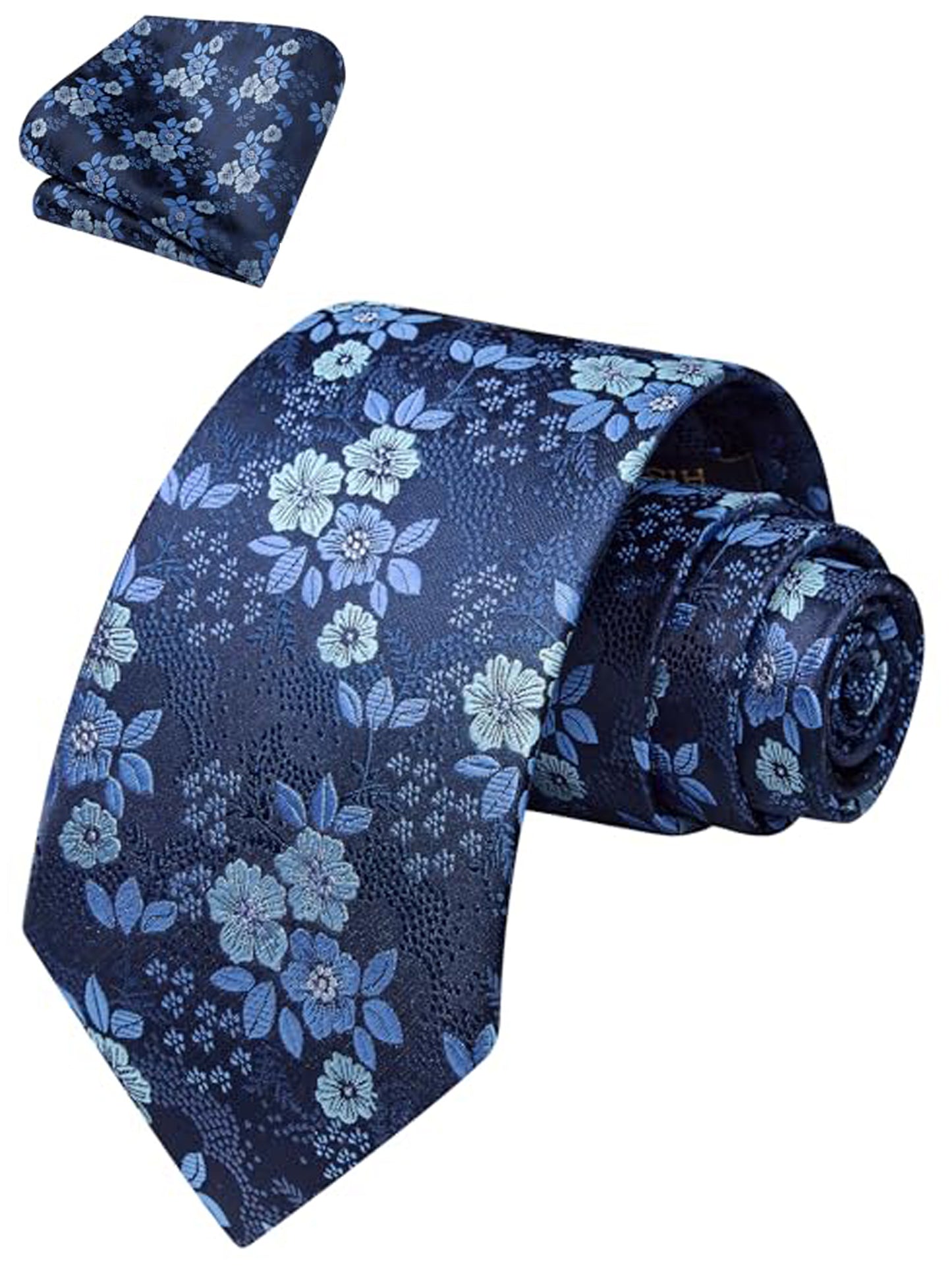 Ties for Men Plaid Checkered Tie with Handkerchief Set Classic Business Formal Neckties