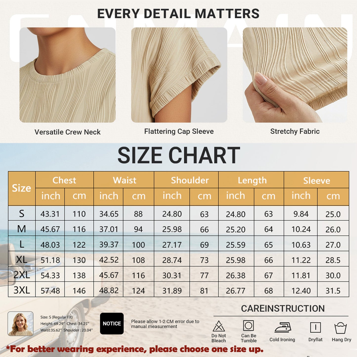 Sprinmer Womens Crewneck Textured Blouse Cap Sleeve Casual Summer Tops Solid Tee Shirt White L